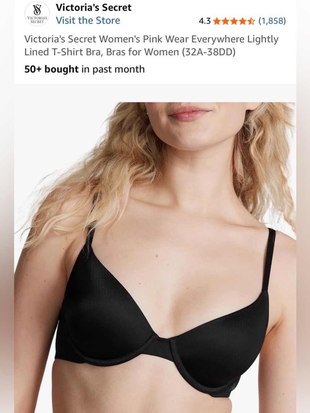 Victoria's Secret PINK Lightly Lined T-Shirt Bra